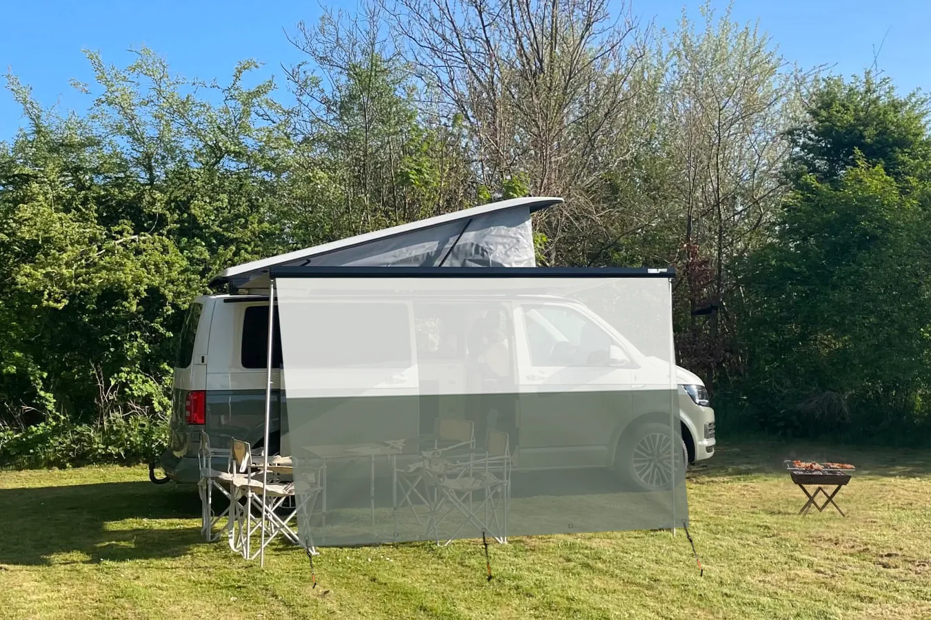 PerfectMatch schaduwdoek voor transporter luifel of camperbus